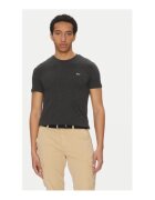 Tommy Jeans Tricou barbati - negru - 60% bumbac - 40% poliester reciclat
