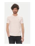 Tommy Jeans Tricou barbati - roz - bumbac si poliester -