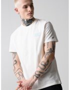 Tommy Jeans Tricou cu decolteu la baza gatului si imprimeu logo - Alb fildes