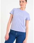 Tommy Jeans Tricou cu logo - Albastru lavanda