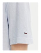 Tommy Jeans Tricou dama - bumbac - albastru deschis -