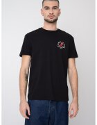 Tommy Jeans Tricou de bumbac cu decolteu la baza gatului - Negru