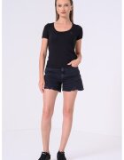 Tommy Jeans Tricou din amestec de modal - Negru