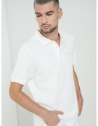 Tommy Jeans Tricou polo din bumbac cu logo - Alb