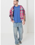 Tommy Jeans Tricou regular-fit cu logo brodat - Albastru royal/Albastru