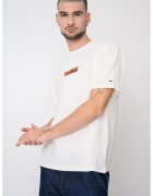 Tommy Jeans Tricou relaxed fit cu logo brodat - Alb
