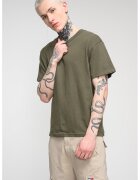 Tommy Jeans Tricou relaxed fit din bumbac - Verde inchis