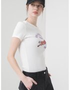 Tommy Jeans Tricou slim-fit cu striatii