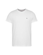 Tommy Jeans Tricou slim fit de bumbac - Alb