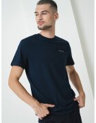 Tommy Jeans Tricou slim fit din bumbac cu logo discret - Albastru ultramarin