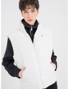 Tommy Jeans Vesta cu vatelina si buzunare laterale - Alb murdar