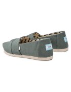 TOMS Mocasini dama 10017719 - Textil - Verde