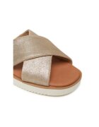 TOMS Slapi dama - 10021991 - Piele naturala - Argintiu