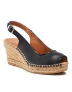 Toni Pons Espadrile dama Piele naturala - Negru