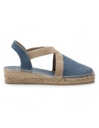 Toni Pons Espadrile femei - cusute manual - albastru -