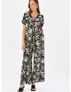 Top Secret Bluza cu maneci bufante - Alb fildes/Negru
