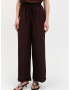 Top Secret Pantaloni cu croiala ampla si talie inalta - Maro cognac