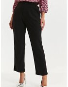 Top Secret Pantaloni cu croiala conica si talie inalta - Negru