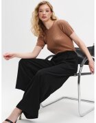 Top Secret Pantaloni drepti cu talie medie - Negru