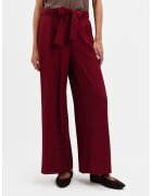 Top Secret Pantaloni eleganti cu croiala ampla - Visiniu