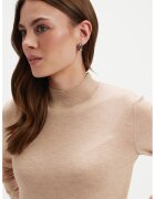 Top Secret Pulover uni cu guler scurt - Bej