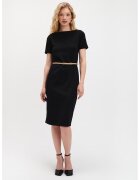 Top Secret Rochie bodycon cu curea - Negru