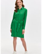 Top Secret Rochie cu nasturi si buzunare cu clapa - Verde