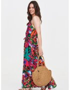 Top Secret Rochie lunga cu imprimeu floral - Fucsia/Portocaliu deschis/Verde deschis