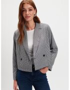 Top Secret Sacou cu nasturi si model - Alb/Bleumarin