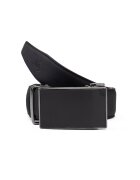 Toro Nero Curea din piele Soft Line - Negru
