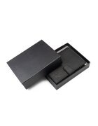 Toro Nero Portofel barbati din piele naturala negru Veres cu capsa - protectie RFID