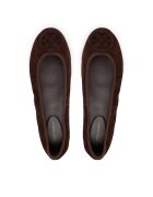 Tory Burch Balerini dama - piele naturala - maro inchis