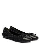 Tory Burch Balerini dama - textil - negru/bleumarin