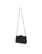 Tory Burch Geanta dama Fleming Mini Chain W - piele naturala - neagra
