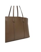 Tory Burch Geanta dama Perry Tote 250 - culoare ciuperca salbatica - din piele naturala