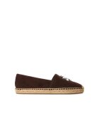 Tory Burch Mocasini dama espadrile Eleanor - maro - piele naturala