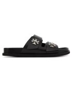 Tory Burch Slapi dama piele naturala - Negru