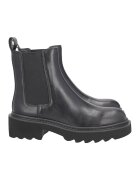 Tosca Blu Ghete Chelsea de piele cu toc masiv - Negru