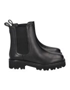 Tosca Blu Ghete Chelsea de piele - Negru