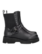 Tosca Blu Ghete de piele cu toc - Negru