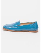 Tosca Blu Pantofi loafer din piele lacuita Celeste - Albastru lavanda
