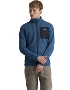 Trespass Bluza din fleece cu fermoar si segmente contrastante Falkenham - Albastru