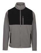 Trespass Bluza din fleece cu fermoar si segmente contrastante Falkenham - Negru/Gri