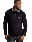 Trespass Bluza din material microfleece cu fenta cu fermoar Blackford - Negru -