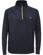 Trespass Bluza sport cu guler cu fermoar Collins - Negru melange