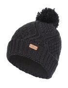 Trespass Caciula cu aplicatie logo si ciucure Zyra - Negru