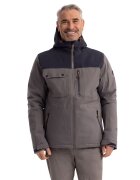 Trespass Geaca cu fermoar si segment contrastant - Albastru ultramarin/Maro taupe