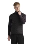Trespass Jacheta cu fermoar si gluga pentru trekking - Negru/Violet aubergine