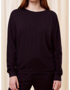 Triumph Bluza de pijama cu model uni - Negru