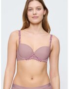 Triumph Sutien cu burete si garnituri din dantela - Lila